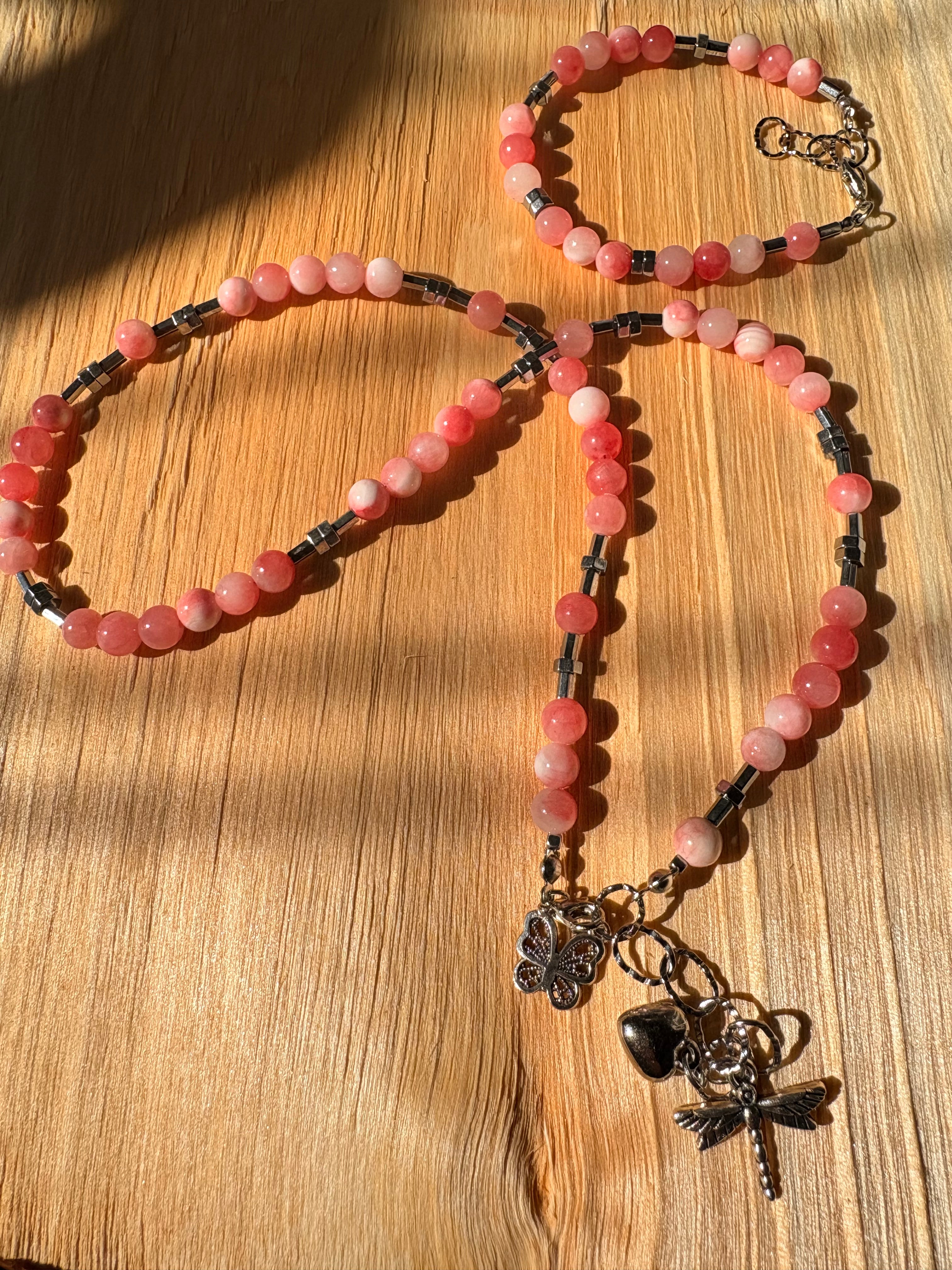 Zestaw - Różowa siła i elegancja