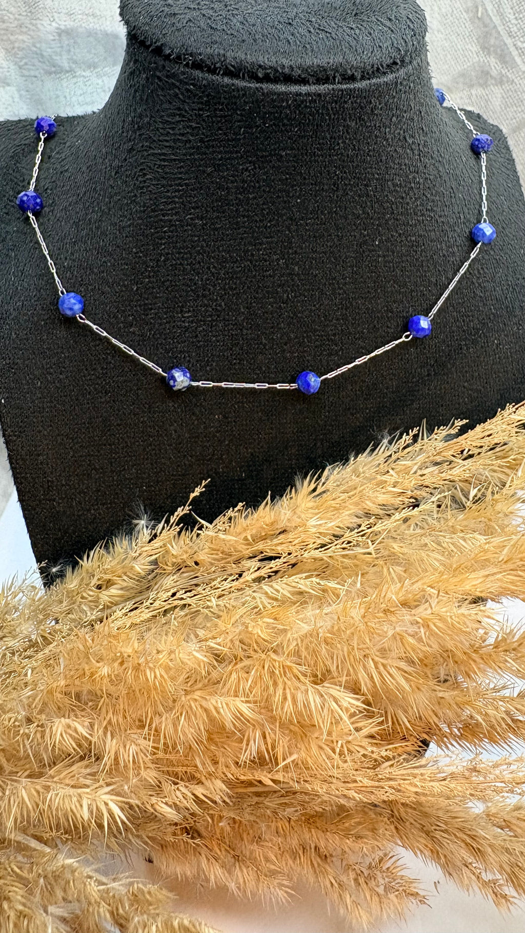 Delikatny zestaw - lapis lazuli