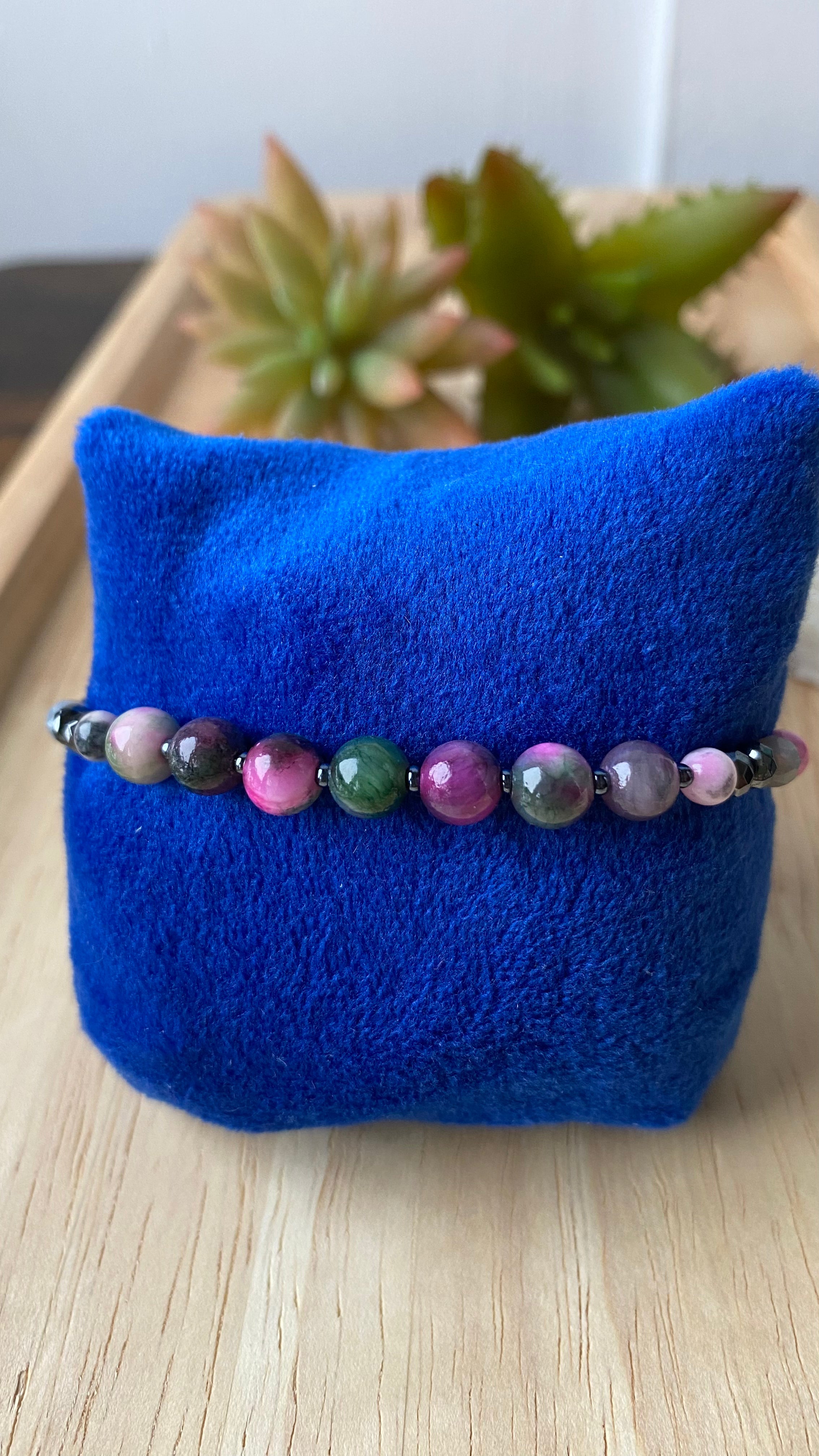 Bransoletka z agatów