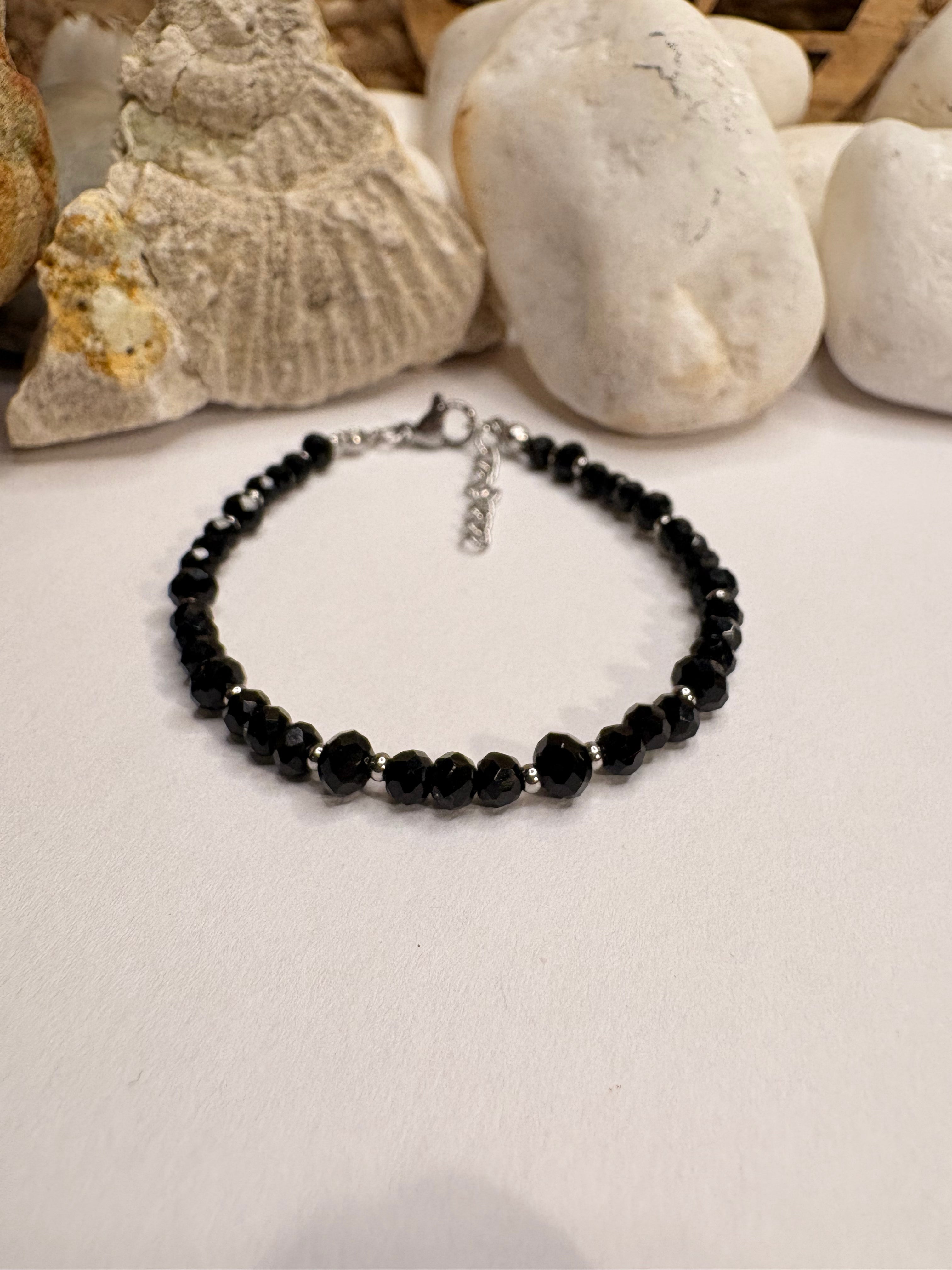 Bransoletka ochronna 2 - czarny turmalin