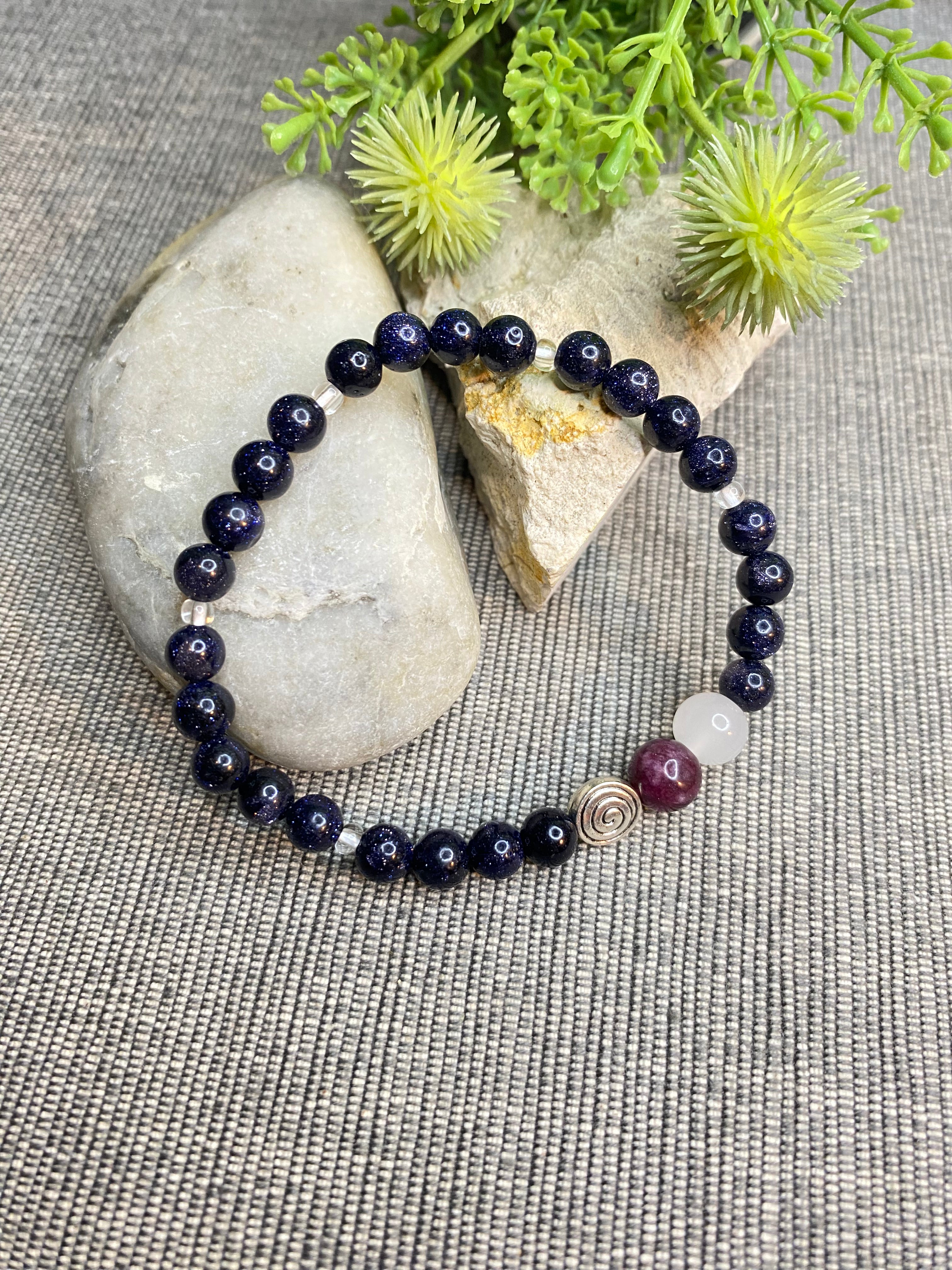 Bransoletka - na motywację i ochronę- noc Kairu i granat