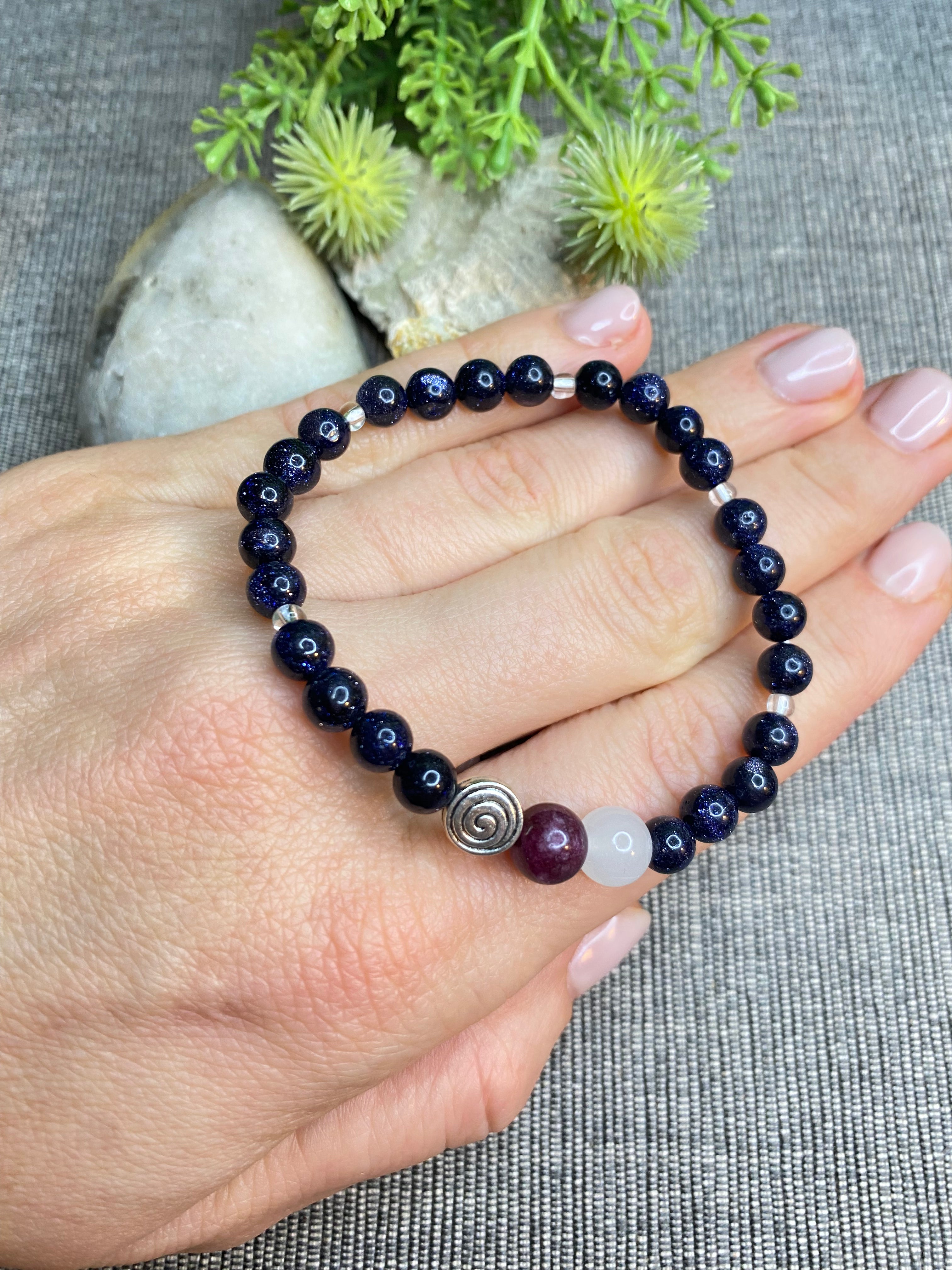 Bransoletka - na motywację i ochronę- noc Kairu i granat