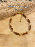 Bransoletka piasek pustyni z cytrynem