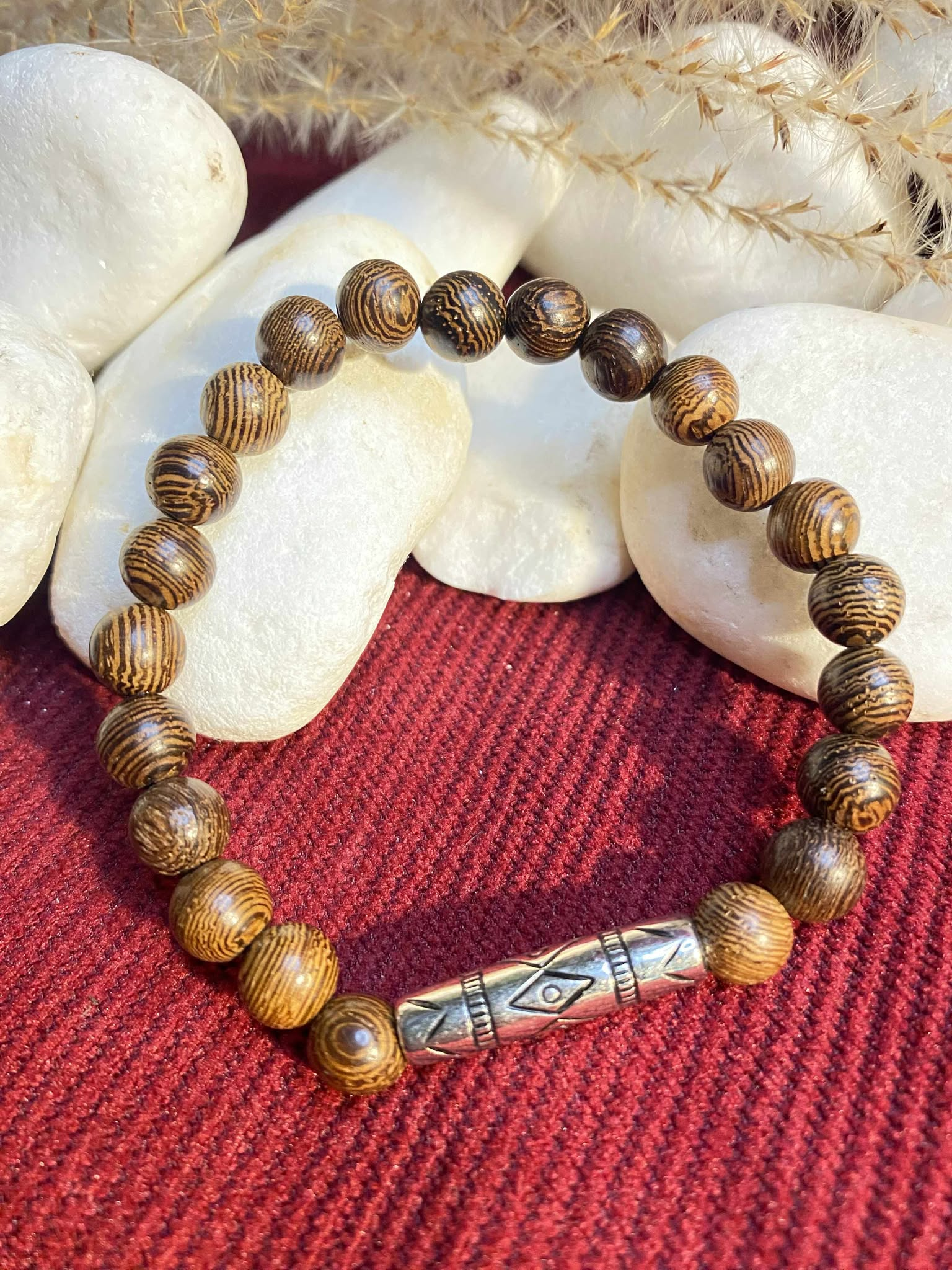 Bransoletka męska - drewno